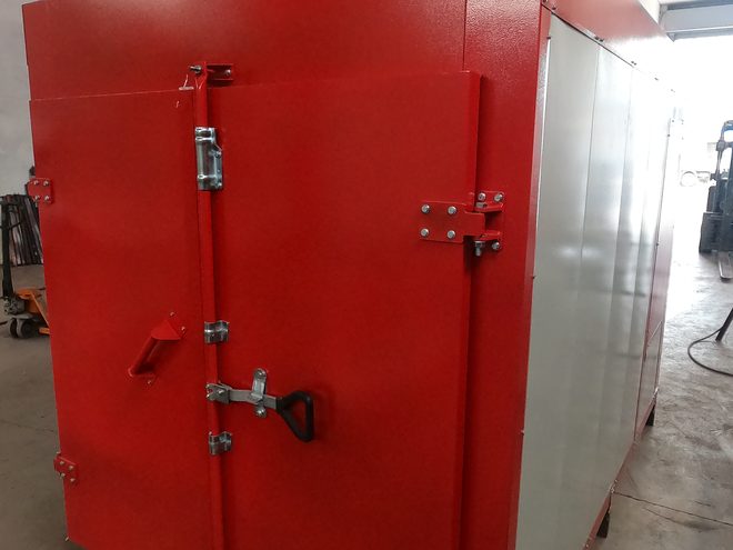 Box-type powder curing oven